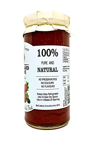 Orchard Lane Low Sugar Strawberry Jam - 80% Strawberries- No preservatives or colours- 280 grams, Bottle