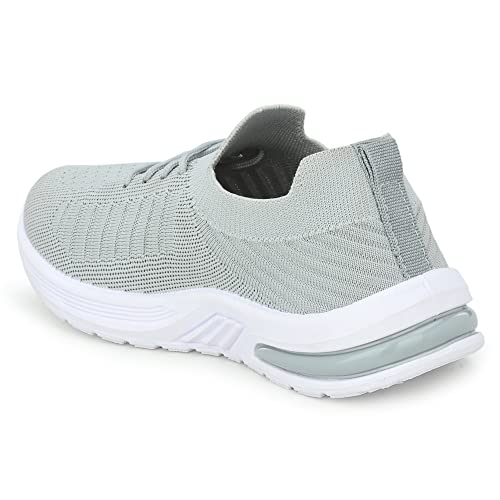 Birde Women Grey Mesh Casual Shoes Sneakers- 6 UK Size