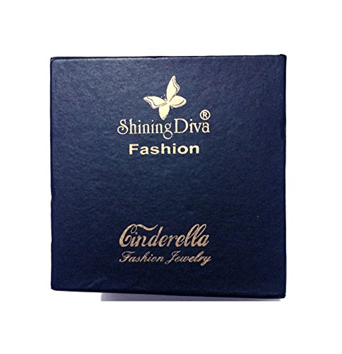 Valentine Gift By Shining Diva Italian Designer Non Precious Metal Jewellery Set for Women (Blue) (rrsdcmb208)