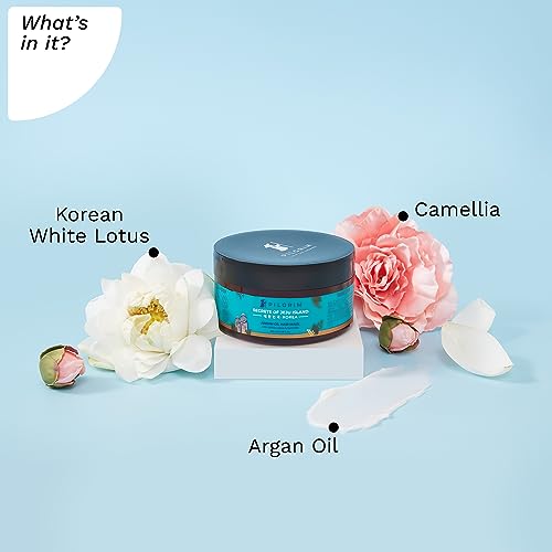 PILGRIM Korean Argan Oil Hair Mask for dry & frizzy hair with White Lotus and Camellia | Hair Mask for smoothening hair, deep conditioning and hair fall control | For Men & Women | 200ml