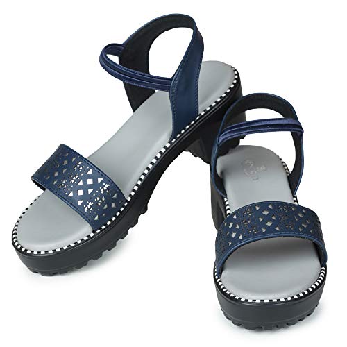 Liberty Girl Gf-63 Blue Casual Sandal -2.5 UK(35 EU)