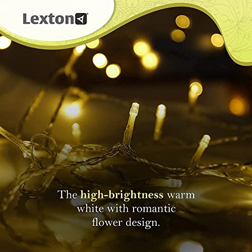 Lexton 40 Feet LED Decorative String Light |for Indoor & Outdoor Decorations (Warm White, Pack of 1), standard (Lex-String/40Feet)(Plastic)