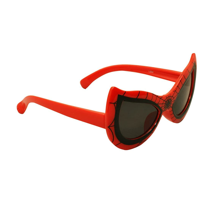 ELEGANTE UV Protected Kids Spiderman Sunglasses for Boys and Girls Baby (4+) (C4 - Red)-Pack of 1