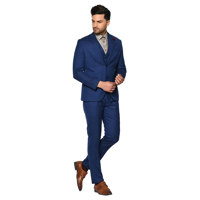 blackberrys Men's 3 Piece Slim Fit Suits (Size: 38)-LX-WISDOM3