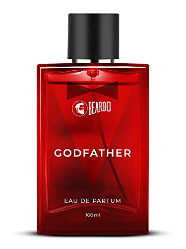 Beardo Godfather Perfume for Men, 100ml | Aromatic, Spicy Perfume for Men Long Lasting | Date night fragrance, Body Spray for Men, Ideal gift for men