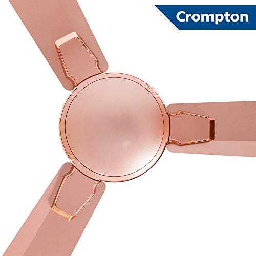 Crompton New Aura Prime 1200 mm (48 inch) High Speed Anti Dust Ceiling Fan with Duratech Technology (Rose Gold)