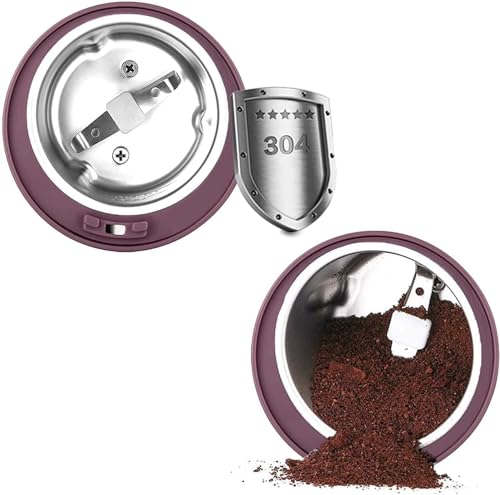 ARJ Spice Grinder Portable -Electric Grain Mill Grinder Stainless Steel Dry Grain Spices Cereals Seasonings Coffee Bean Grinder Machine(Multi Colour)