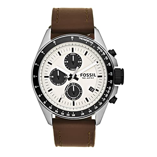 Fossil Chronograph White Dial Men's Watch-CH2882