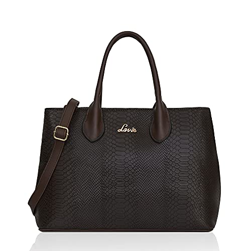 Lavie Women's Ficus Medium Satchel Bag Choco Ladies Purse Handbag