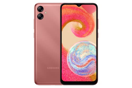 Samsung Galaxy A04e (Copper, 4GB, 128GB Storage) | 13 MP Rear Camera| Face Unlock | Upto 8GB RAM with RAM Plus | MediaTek Helio P35 | 5000 mAh Battery