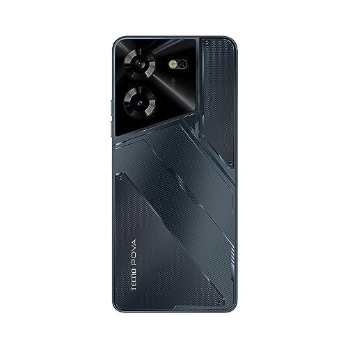 TECNO Pova 5 (Mecha Black, 8GB RAM,128GB Storage) | Segment 1st 45W Ultra Fast Charging | 6000mAh Big Battery | 50MP AI Dual Camera | 3D Textured Design | 6.78”FHD+ Display