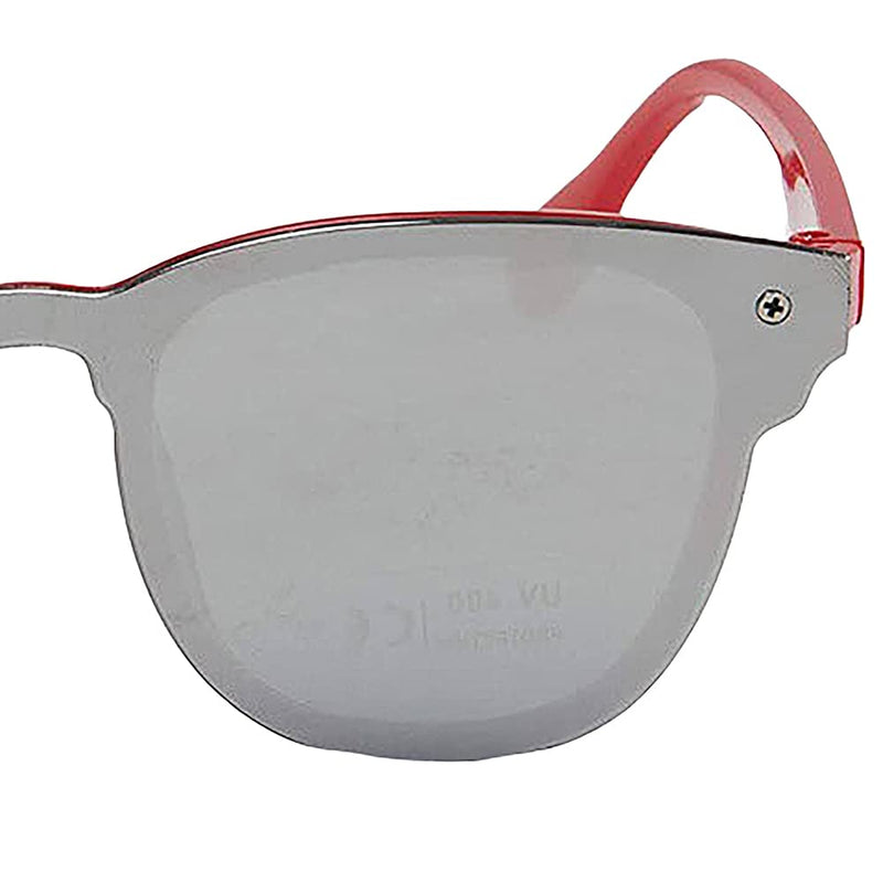 Hopscotch Boys and Girls Plastic & Poly carbonate Sunglasses in Red Color For Ages 3-9 Years (BUW-3129044)