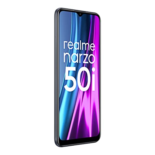 realme narzo 50i (Carbon Black, 4GB RAM+64GB Storage) Octa Core Processor | 6.5" inch Large Display