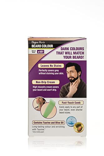 Bigen Mens Beard Colour Natural Black B101