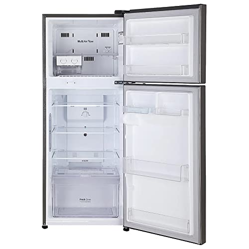 LG 242 L 3 Star Smart Inverter Frost-Free Double Door Refrigerator (GL-I292RPZX, Shiny Steel, Door Cooling+)