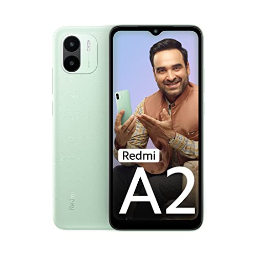 Redmi A2 (Sea Green, 4GB RAM, 64GB Storage) | Powerful Octa Core G36 Processor | Upto 7GB RAM | Large 16.5 cm HD+ Display with Massive 5000mAh Battery | 2 Years Warranty [Limited time Offer]