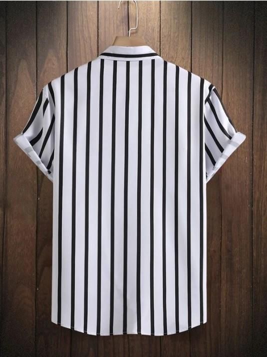 Sevenstitch Men's Printed Half Sleeves Lycra Shirt