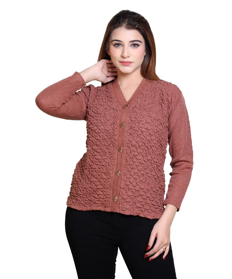 Women's Solid Winterwear Woolen Sweater