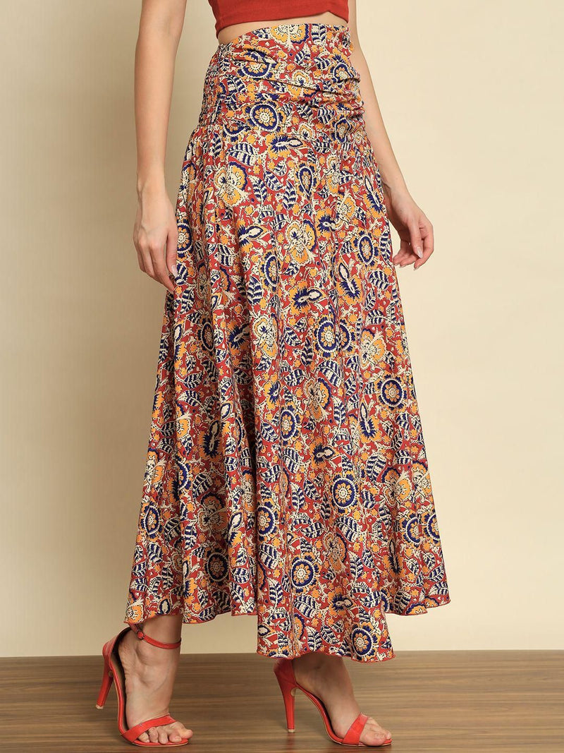 TRENDARREST Floral Indian Printed Palazzo