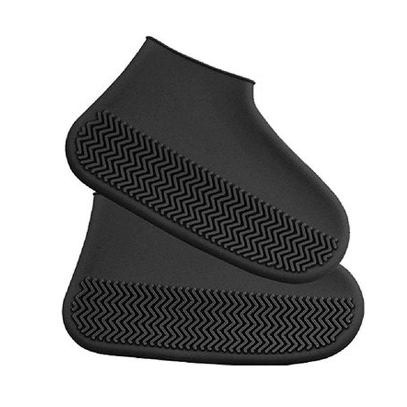 Arsha lifestyle Non-Slip Silicone Rain Reusable Anti skid Waterproof Fordable Boot Shoe Cover ( Large )