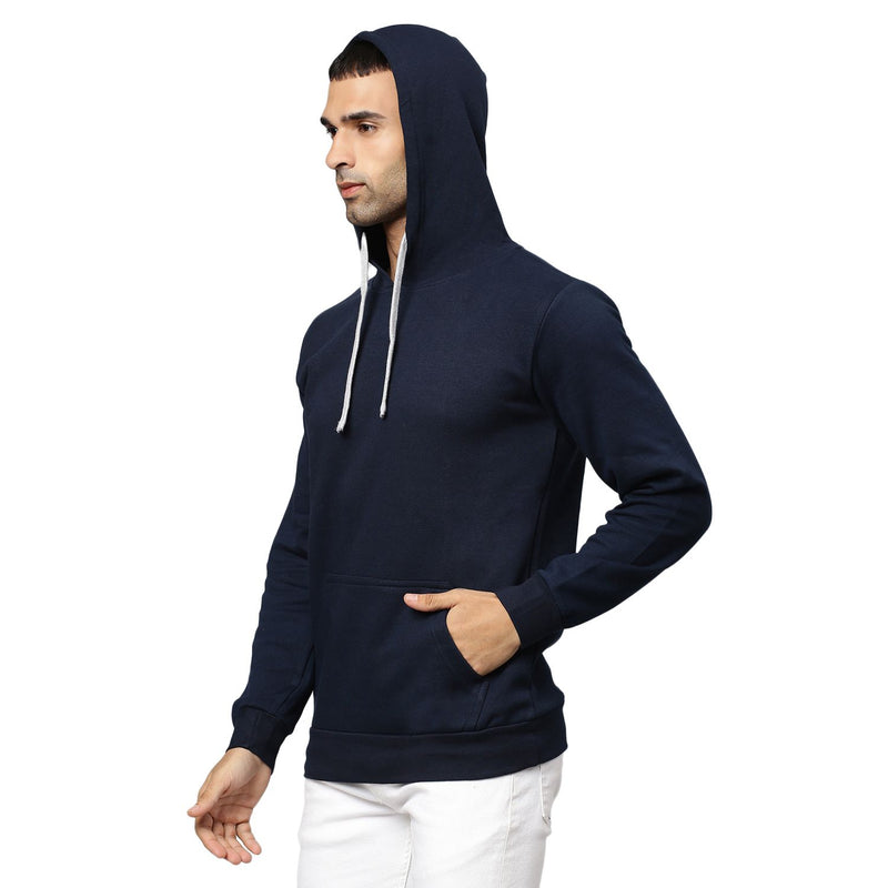 Campus Sutra Cotton Solid Full Sleeves Regular Fit Hoodie