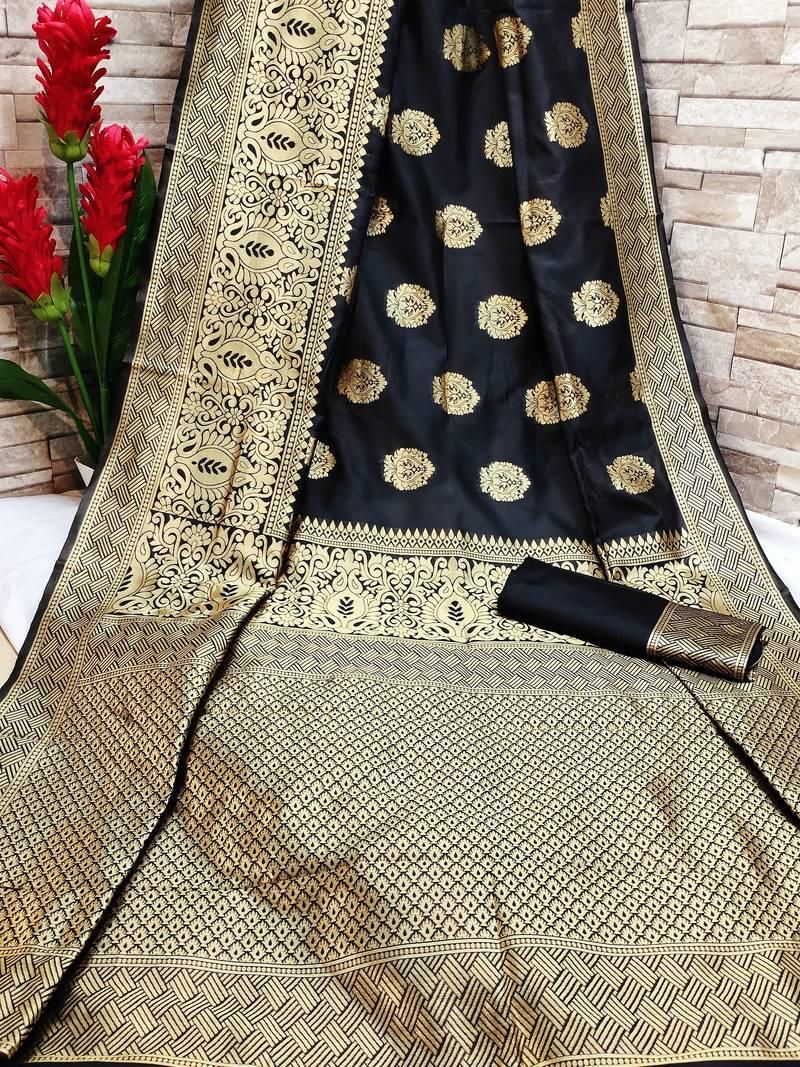Special Jacquard Woven Banarasi Silk Saree
