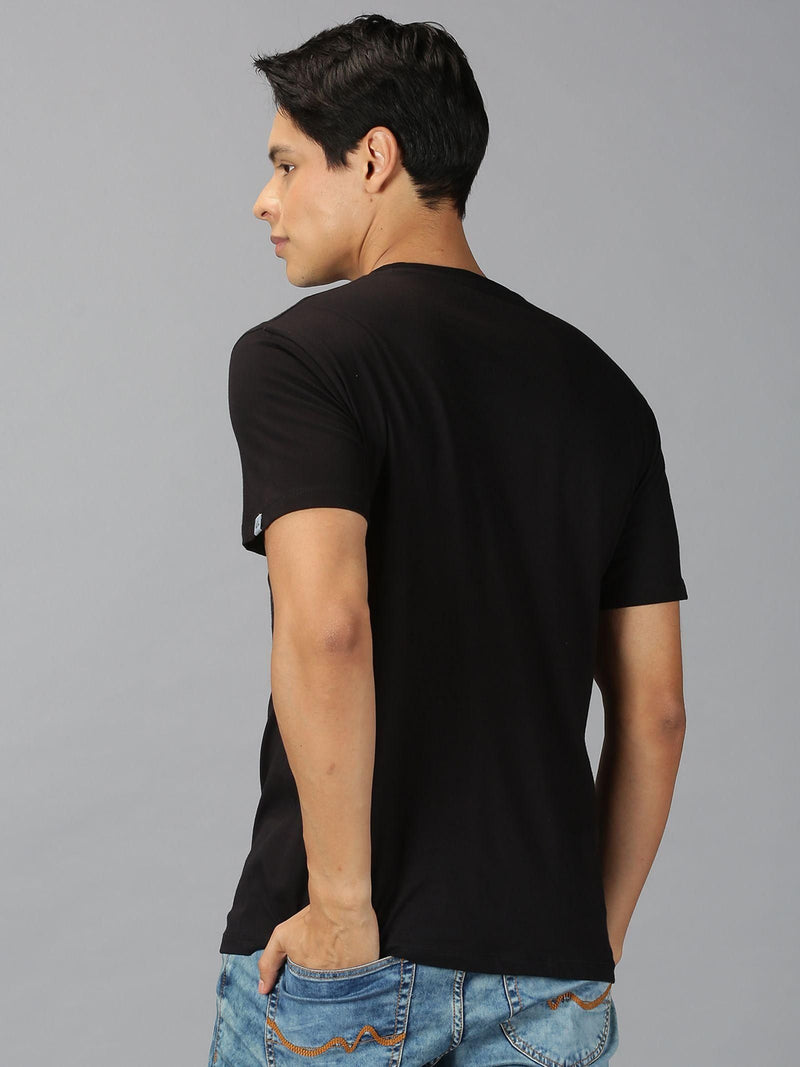 UrGear Printed Half Sleeves Round Neck Mens T-Shirt