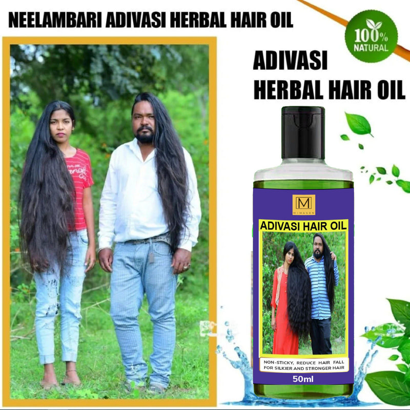 MIMASEN Adivasi Medicine Ayurvedic Herbal Hair Oil 50ml (Pack of 1)