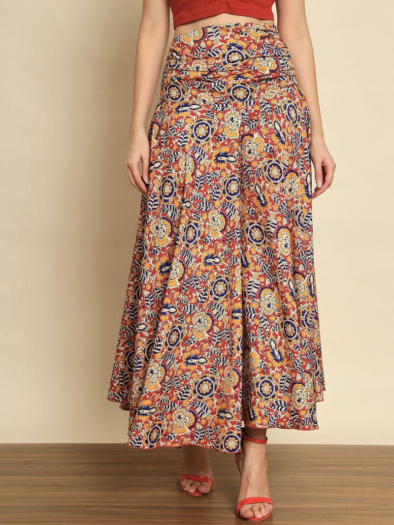 TRENDARREST Floral Indian Printed Palazzo