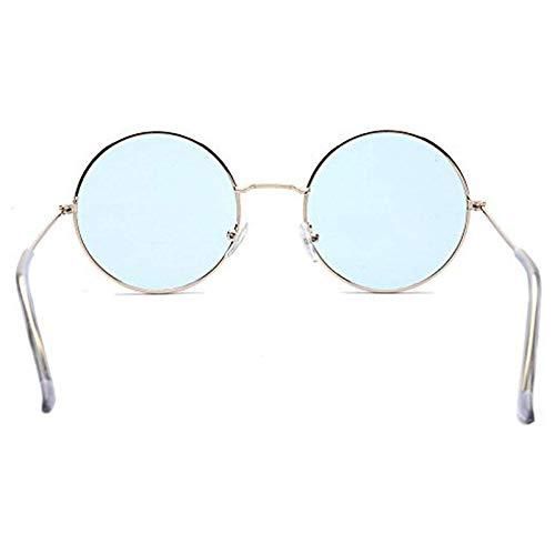 Uv Protection Round Sunglasses (55) (for Boys, Blue)