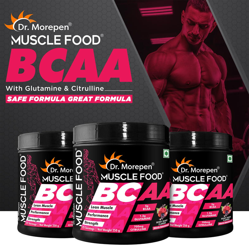 Dr. Morepen Muscle Food Bcaa, 250g