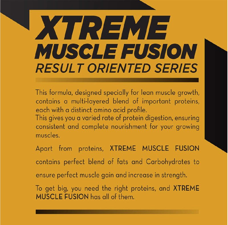 Big Muscles Xtreme Muscle Fusion Weight Gainers/mass Gainers