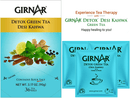 Girnar Green Tea Bags - Detox / Desi Kahwa (Pack of 36 Bags X 3) - Mall2Mart