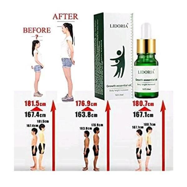 Foot Heightening Oil Height Growth Body Care 30ml(Pack Of 1)