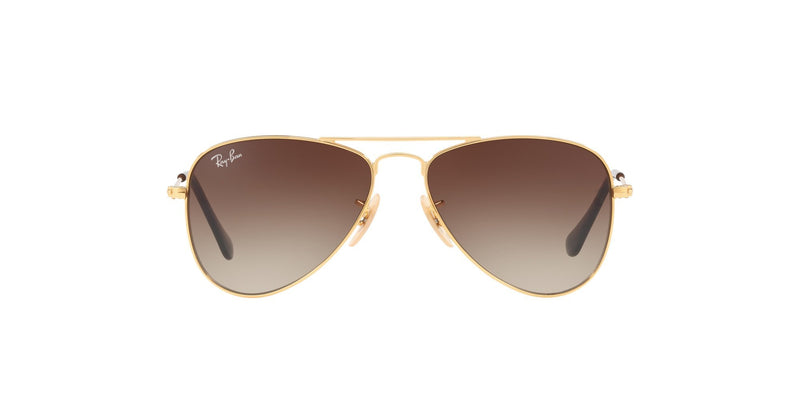 Ray-Ban Kids Gradient Brown Lens Pilot Sunglasses - 0RJ9506S223/1352