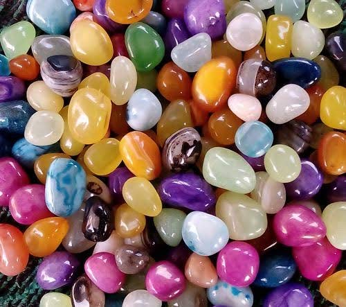 VANNI OBSESSION Multi Colored Pebbles Decorative Stones for Home Decor (Natural Multi Color, 10 kg)