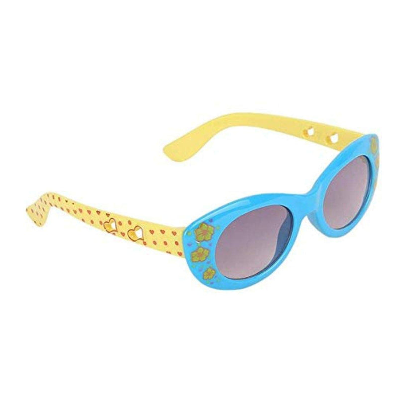 SHOP FRENZY kids fancy UV protected sunglass combo Blue, yellow with case (3-10 years)