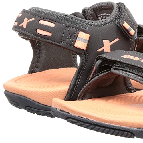 Sparx womens SS0536L Darkgreypeach Sandal - 4 UK (SS0536LDGPC0004)