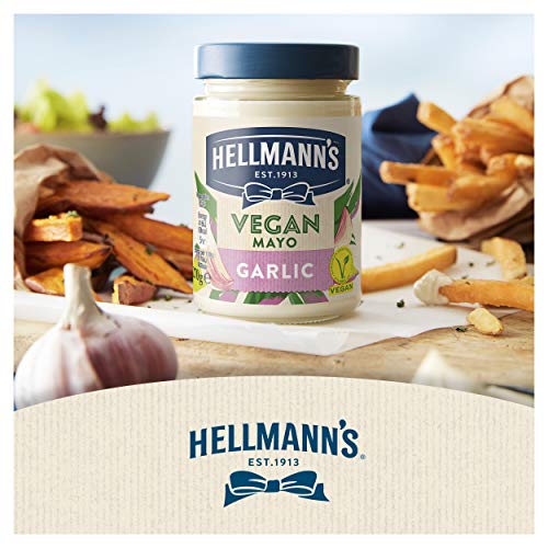 Hellmann's Vegan Mayonnaise Garlic, 270 g, Blue & White