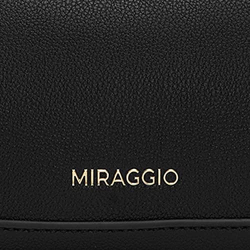 Miraggio Black Freya Shoulder Bag