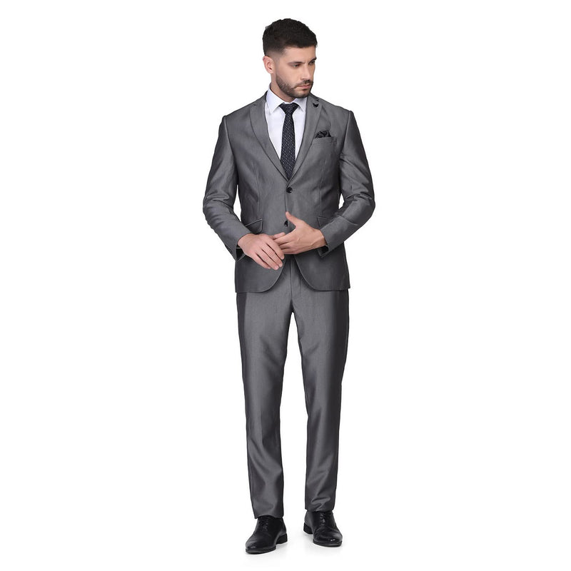 blackberrys Men's 2 Piece Slim Fit Suits Purple