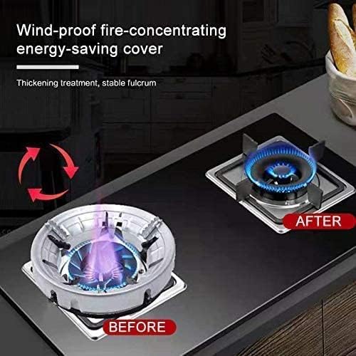 fire & windproof gas saver burner stand, gas saver jali ring, gas energy saver stand, gas saver protecter flame, suitable for all gas stove, Open