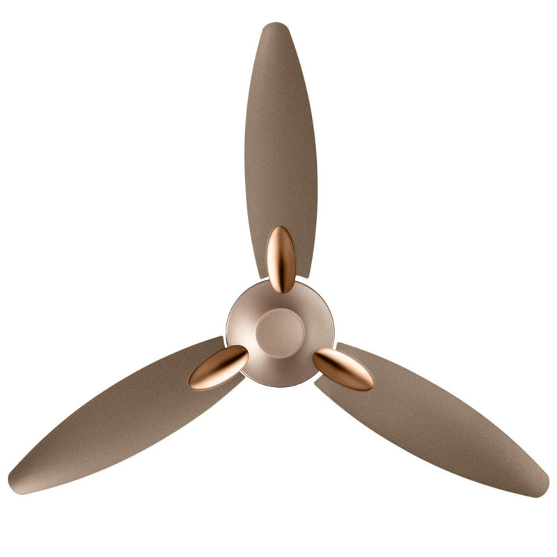 Usha Bloom Daffodil Goodbye Dust Ceiling Fan 1250mm, Sparkle Golden and Brown