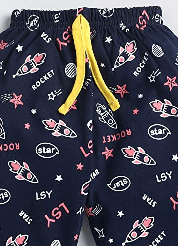 Mars Infiniti Boys T Shirt and Pyjama with Wine Color for 18 to 24 Months