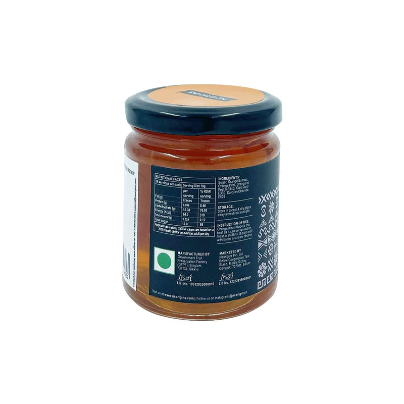 NE Origins Orange Marmalade,250g | From the organic state of India - Sikkim | Orange sourced from local farmers in Sikkim (250g Orange Marmalade)