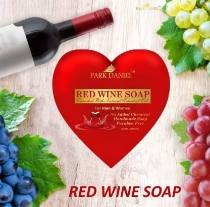 Park Daniel Red Wine Bathing Soap Bar 100gm Each (Pack of 2)