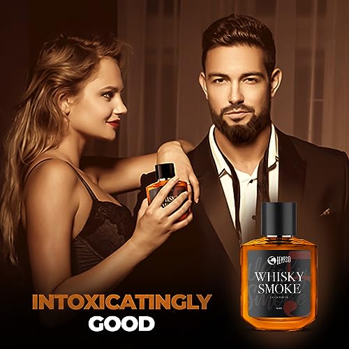 Beardo Whisky Smoke Perfume for Men, 50ml | Spicy, Woody - Oudh Scent Eau De Parfum | Long Lasting Mens Perfume | Best Date Night Fragrance Body Spray for Men