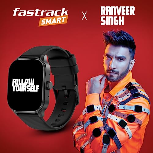 Fastrack Limitless FS1 Pro Smart Watch|1.96" Super AMOLED Arched Display with 410x502 Pixel Resolution|SingleSync BT Calling|NitroFast Charging|110+ Sports Modes|200+ Watchfaces|Upto 7 Days Battery