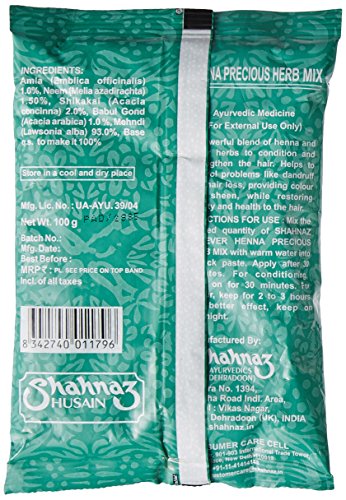 Shahnaz Husain Henna | Precious herb Mix | 100g x 3