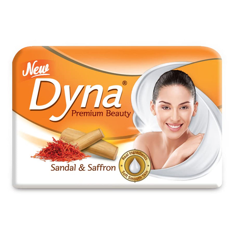 Dyna Sandal & Saffron Extracts Bathing Soap 100gm x 5